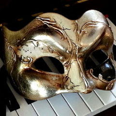 Music Theme Zane Masquerade Mask Authentic Venetian Mask Made in Italy