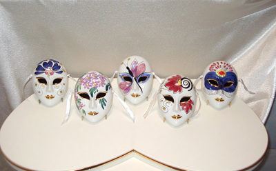 Mini Wall Masks Alana Set of 5
