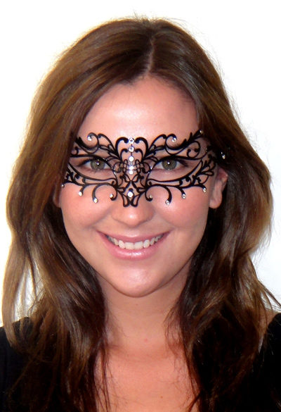 Enchant Black Mask with Crystals