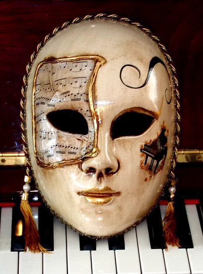 Music Mask Allegro Piano