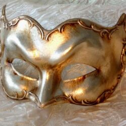 Silver Large Mans Mask