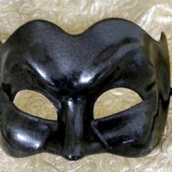 Black Large Masquerade Mask