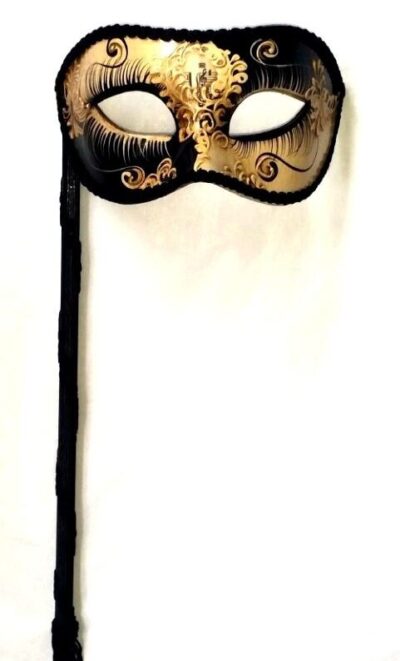 Mask with Added Stick - Black