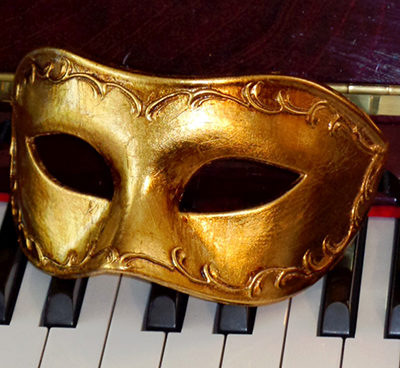 Gold Mens Mask