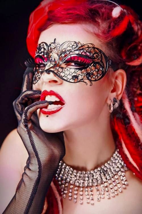 Adelia Black Metal Mask - Italian Made - Masquerade Masks Australia