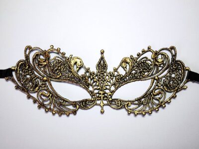 Gold Lace Mask